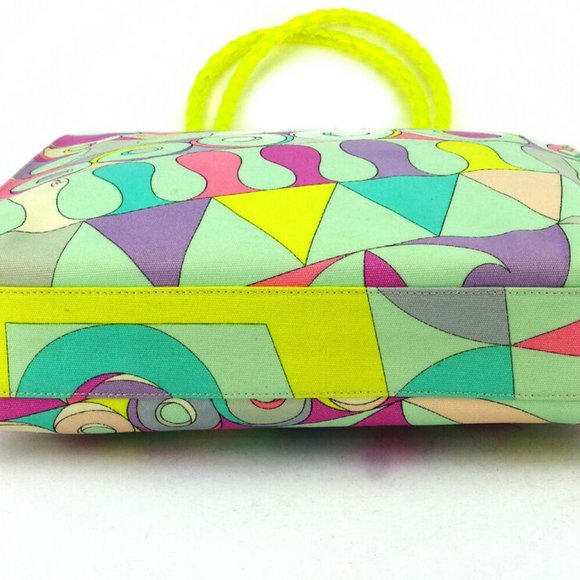 EMILIO PUCCI Tote Bag Pucci (handle) Pink canvas Auth used - Picture 4 of 9